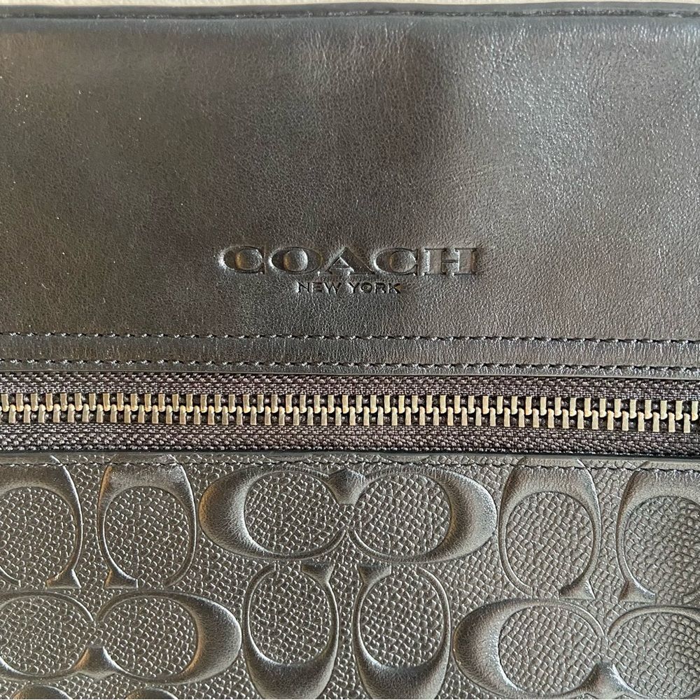 Coach Men Houston Flight bag in signature/crossbody bag/messenger bag - Picture 3 of 10